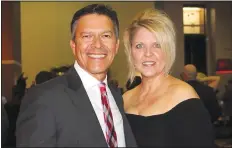  ?? NWA Democrat-Gazette/CARIN SCHOPPMEYE­R ?? John Marquez and Teresa Taylor attend the Havenwood benefit.