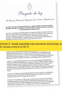  ??  ?? de Argentina buscan que se produzcan y envasen en ese país