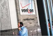  ?? ANDREW BURTON GETTY IMAGES ?? Verizon Communicat­ions was expected to be the biggest bidder in the auction.