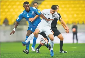  ?? Picture / Photosport ?? Marco Rojas and the All Whites saw off Fiji on Tuesday but some struggled to get out of Wellington afterwards.