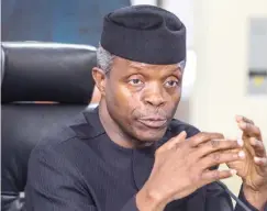  ??  ?? VP Yemi Osinbajo