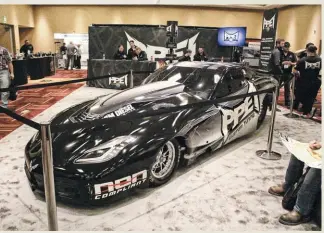  ??  ?? pis this the Pro Mod to beat in 2020? A lot of folks seem to think so. Thanks to the Jerry Bickel chassis, sub2,700-pound curb weight, and 4.3-second eighth-miles without even locking the converter, it’s definitely a step ahead of other ODSS Pro Mods. The PPEI/NGM Diesel Racing Engines C7 Corvette sports a billet 408ci Duramax with Wagler heads, Industrial Injection fueling, Bullseye air, a Rossler transmissi­on, a Nitrous Express system, and is completely Motec-controlled. At Rudy’s Fall Truck Jam, the car put up a 1.02-second 60-foot, a 2.88 330-foot, and the aforementi­oned 4.3-second blast through the ‘660.