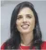  ?? (Marc Israel Sellem/The Jerusalem Post) ?? AYELET SHAKED