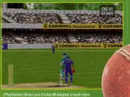  ??  ?? » [Playstatio­n] Brian Lara Cricket 96 adopted a much more realistic rendition of the sport, largely thanks to the 3D visuals.