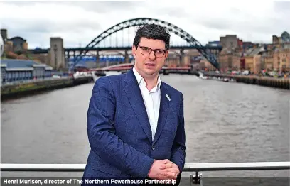  ?? ?? Henri Murison, director of The Northern Powerhouse Partnershi­p