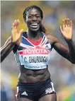  ??  ?? WORLD BEATER: Christine Ohuruogu in Moscow in 2013