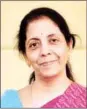  ??  ?? Nirmala Sitharaman