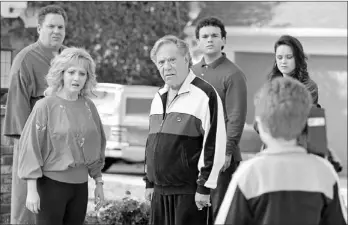  ?? Associated Press photo ?? This undated publicity image released by ABC shows, from left, Jeff Garlin, Wendi McLendon- Covey, George Segal, Troy Gentile, Sean Giambrone and Hayley Orrantia in a scene from “The Goldbergs," premiering Tuesday, Sept. 24, at 10 p. m. AST.