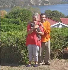  ?? Gavin du Venage for The National ?? Nick and Cheryl Liepner lost their home and farm lands in the Great Knysna Fires