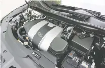 ??  ?? A stalwart 295 horsepower 3.5-litre V6 engine powers the Lexus RX 350.