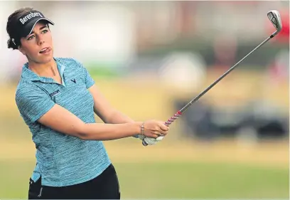  ?? Picture: Getty Images. ?? Georgia Hall: course management key to her challenge.