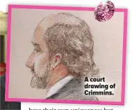  ?? ?? A court drawing of Crimmins.