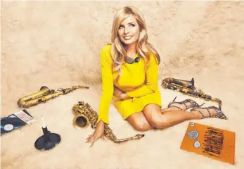  ??  ?? Am Samstagabe­nd hat im Konzerthau­s die niederländ­ische Saxofonist­in Candy Dulfer ihren Auftritt.