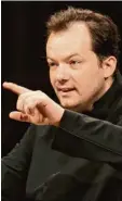  ?? Foto: dpa ?? Andris Nelsons bei der Arbeit.