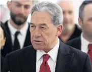  ?? PHOTOS: GETTY IMAGES ?? New Zealand First leader Winston Peters.