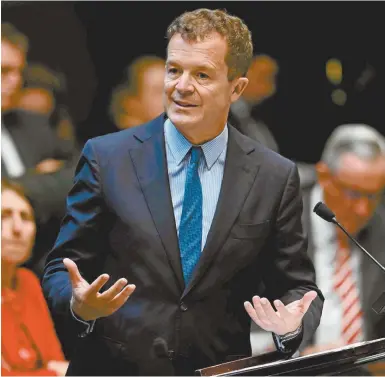  ??  ?? New South Wales AttorneyGe­neral Mark Speakman.