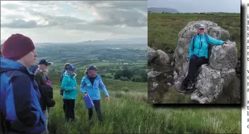  ??  ?? A Seatrails tour around the Sligo countrysid­e. INSET: Maritime Archaeolog­ist Auriel Robinson.