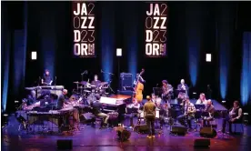  ?? ?? A numbers game … Steve Lehman with Orchestre National De Jazz. Photograph: Get