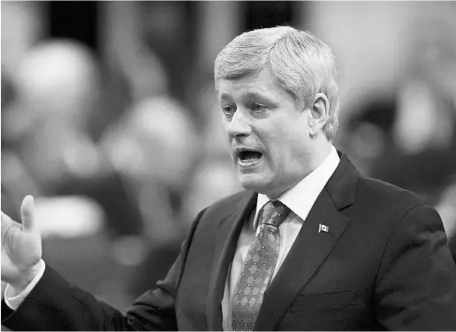  ?? Sean Kilpat rick / the cana dian Press ?? Prime Minister Stephen Harper should not have played politics in the current situation, writes one letter-writer.