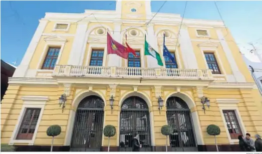  ?? SONIA RAMOS ?? Casa Consistori­al de la ciudad, donde la próxima semana se debatirá el presupuest­o del Ayuntamien­to.