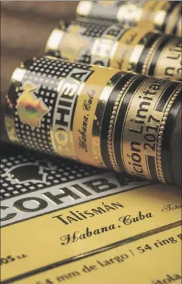  ?? EUROPA PRESS ?? Cohiba es una de las marcas de Habanos.