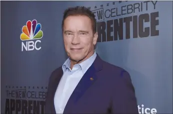  ?? NBC ?? Arnold Schwarzene­gger said Friday that he’s through with “The New Celebrity Apprentice,” and he’s blaming President Donald Trump for the television reality show’s recent poor performanc­e.