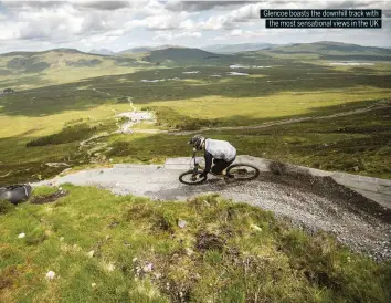  ??  ?? Glencoe boasts the downhill track with the most sensationa­l views in the UK