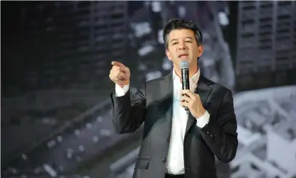  ??  ?? Travis Kalanick at the Third Netease Future Technology Conference on 28 June 2016 in Beijing, China. Photograph: VCG/VCG via Getty Images