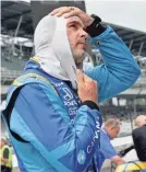  ?? KRISTIN ENZOR/FOR INDYSTAR ?? Jimmie Johnson posted an Indy 500 four-lap average qualifying speed of 231.264 mph.