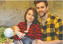  ??  ?? Nicole Valverde Esponisa and Colby Zuback have asked the Health Ministry to waive the usual three-month waiting period for MSP so their son Alessio can have heart surgery for a congenital condition.