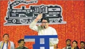  ?? RISHIKESH CHOUDHARY/HT FILE ?? The MNS is in bad shape as its tally in the civic polls dipped to 7 corporator­s from 28, while the number of legislator­s in the state assembly has been reduced to 1 from 13 in 2009.