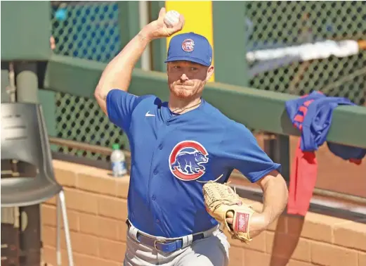  ?? JOHN ANTONOFF/SUN-TIMES ?? Shelby Miller, who has a 1.29 ERA (eight strikeouts, two walks) in seven innings this spring, is in the mix for a spot on the Opening Day roster.