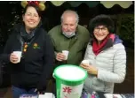  ?? Picture: Sue Corcoran ?? FROM LEFT: Daisy’s Dream community fundrasier, Joanne Stewart, volunteer Marcus Macmillan, fundraisin­g manager Suzanne Maverick