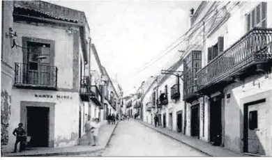  ?? ?? Calle Real, esquina con Santa María.