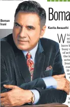  ??  ?? Boman Irani