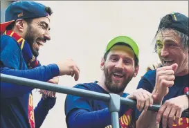  ?? FOTO: MANEL MONTILLA ?? Messi y Suárez acumulan casi todo el poder ofensivo del Barça