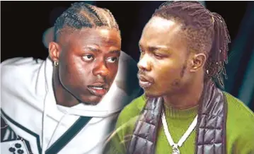  ?? ?? The late Mohbad and Naira Marley