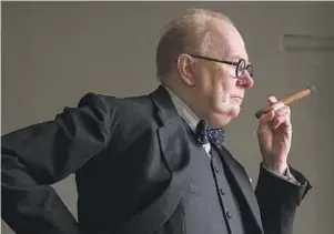  ?? Jack English Focus Features ?? stars as Winston Churchill in Joe Wright’s “Darkest Hour.” GARY OLDMAN