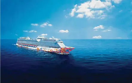  ??  ?? Genting dream is the inaugural ship of the first- ever Asian luxury cruise line offering an extraordin­ary travel experience from Genting.