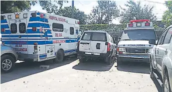  ?? FOTO: MARLIN HERRERA ?? La demanda de traslado se ha saturado, solo hay una ambulancia que presta servicios del Hospital del Sur hacia Tegucigalp­a.