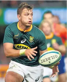  ?? /Steve Haag/Gallo Images ?? New chance: Handrè Pollard is expected to start against the All Blacks on Saturday with Elton Jantjies coming off the bench.