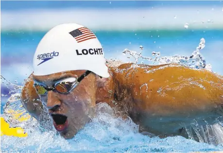  ?? MICHAEL SOHN/ASSOCIATED PRESS ?? Hours after the last Olympic swimming events, Ryan Lochte and three others found trouble at a Rio gas station, trouble compounded by Lochte’s lie.