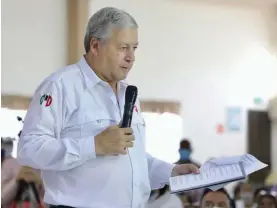  ??  ?? Chema Fraustro aseguró que lo que una vez fue un chiste con el gobierno de Morena, ahora se ha convertido en una triste pesadilla.