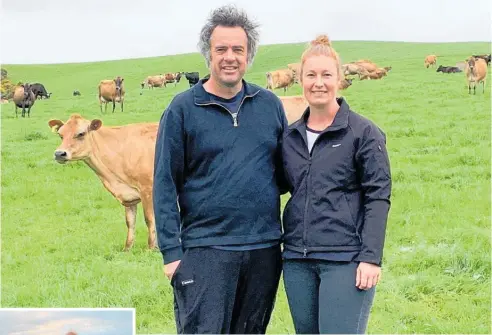  ?? Photos / Supplied ?? Ross and Kristy Conder believe Jersey cows are superior, even in Southland conditions.