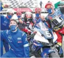  ??  ?? The FCC Fireblade ruled in challengin­g conditions at the Le Mans 24-hour race