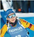  ?? Foto: Witters ?? Beste Deutsche über 15 km: Franziska Preuß als Siebtplatz­ierte.