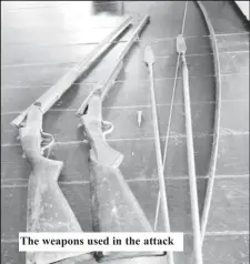  ?? ?? The weapons used in the attack