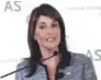  ??  ?? Nikki Haley