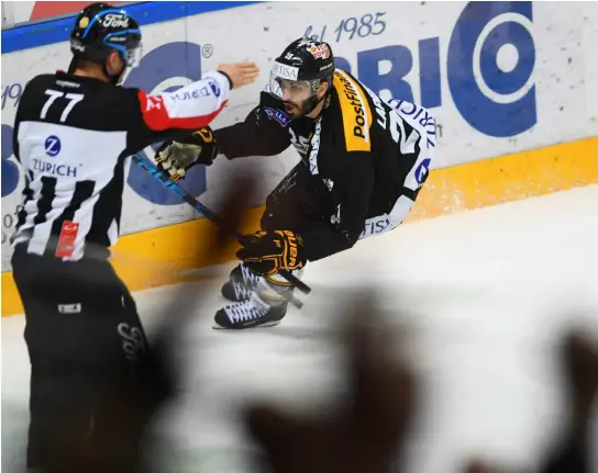  ?? TI-PRESS/CRINARI ?? Resega in tripudio dopo il 2-1 di Lapierre. E per i seeländer sarà l’inizio della fine