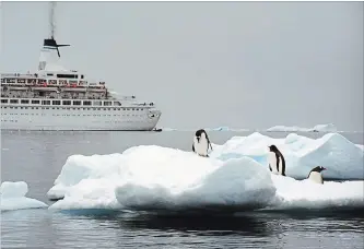  ?? JILL SCHENSUL TNS ?? Research from a group of scientists shows the Antarctic ice sheet has tripled its rate of ice loss over 25 years.